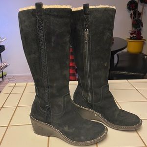 Authentic Suede Ugg Wedge Boots❤️